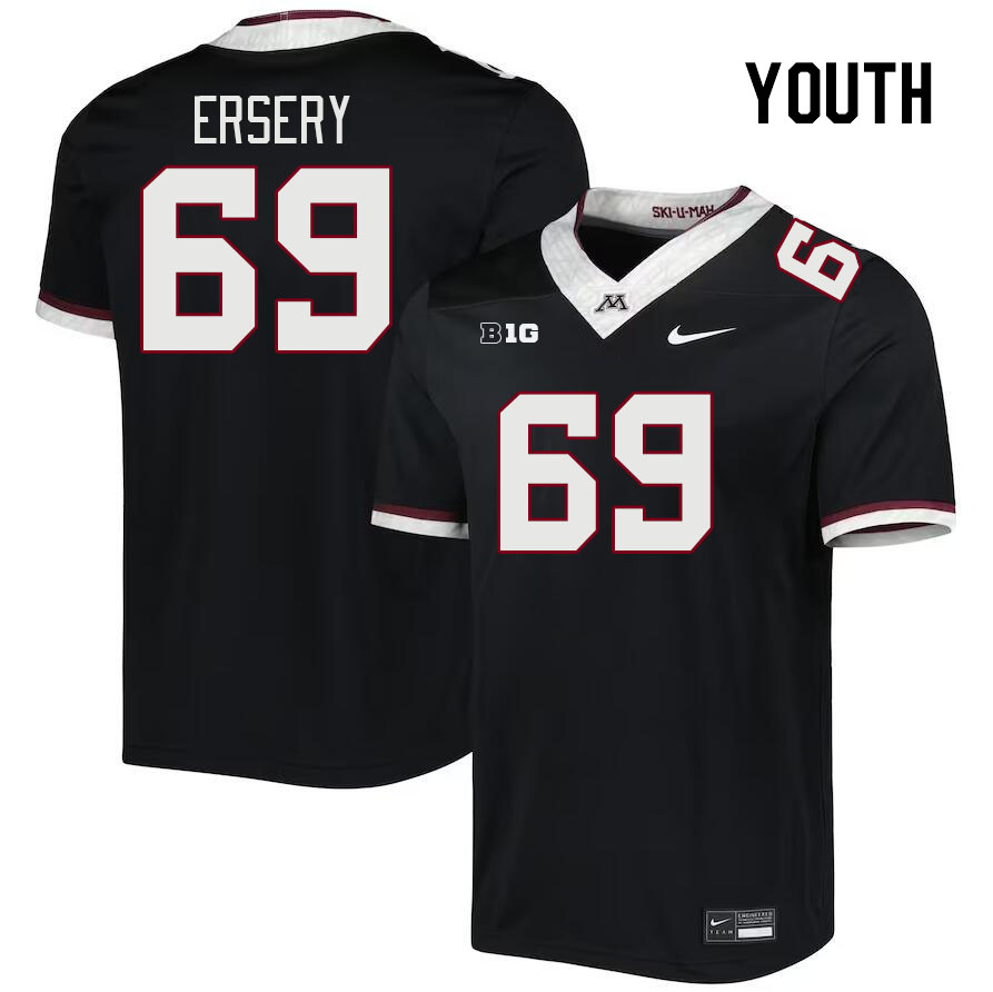 Youth #69 Aireontae Ersery Minnesota Golden Gophers College Football Jerseys Stitched-Black